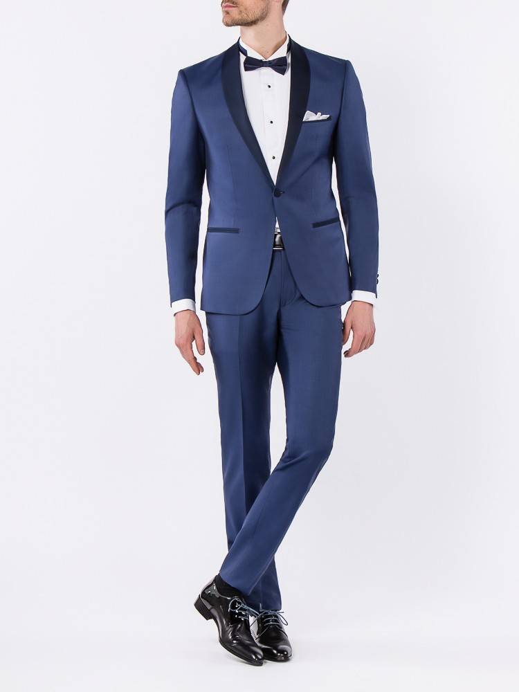 Smoking Slim Fit Bleu pour Homme à Lyon